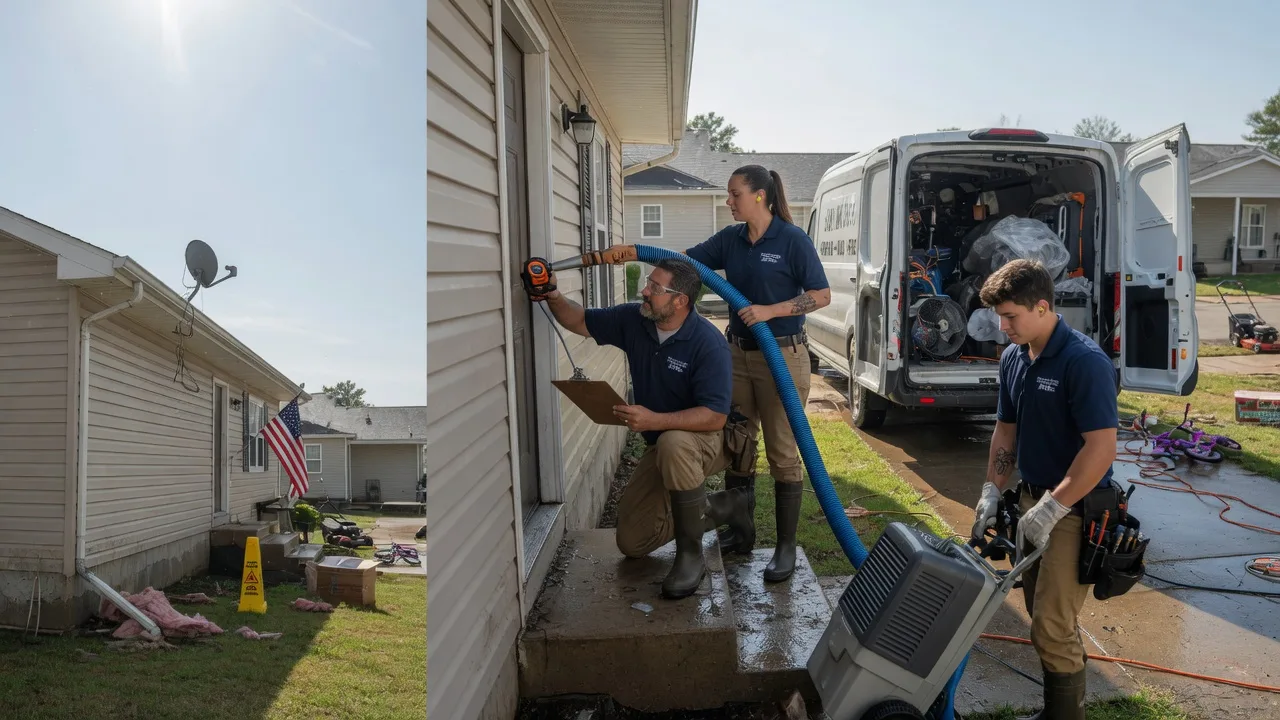 Ceiling Water Damage Restoration in Kouts, IN near me